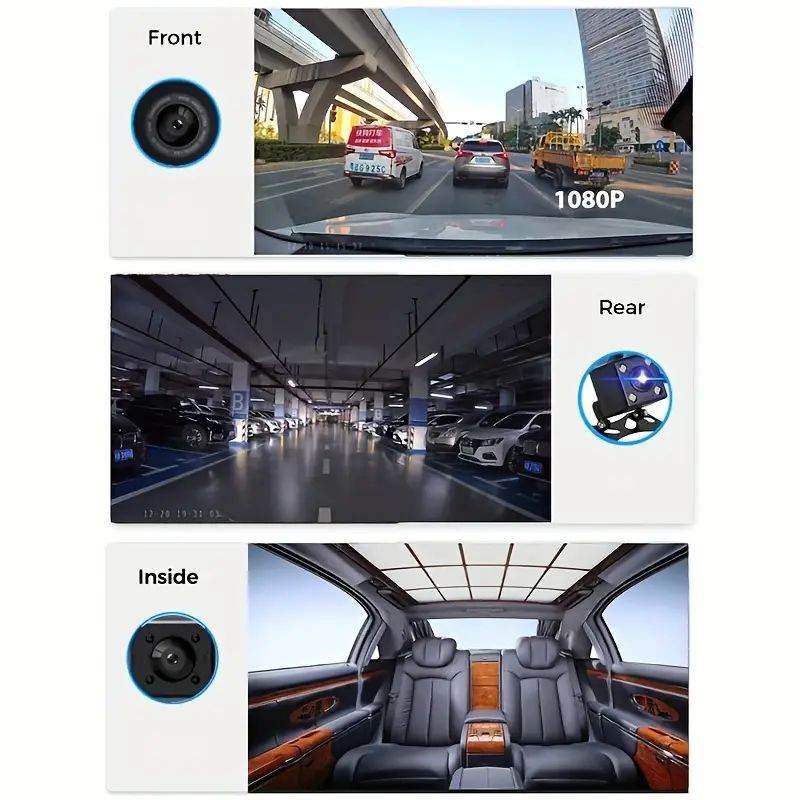 2 In1 HD 1080P Car DVR Detector Camera Video Recorder Dash Cam