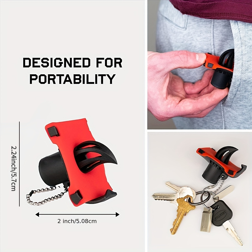 Multifunctional Shotgun Tool with Funnel Bottle Opener Keychain