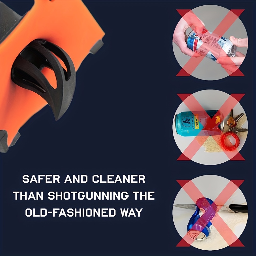 Multifunctional Shotgun Tool with Funnel Bottle Opener Keychain