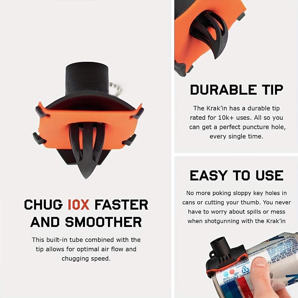 Multifunctional Shotgun Tool with Funnel Bottle Opener Keychain