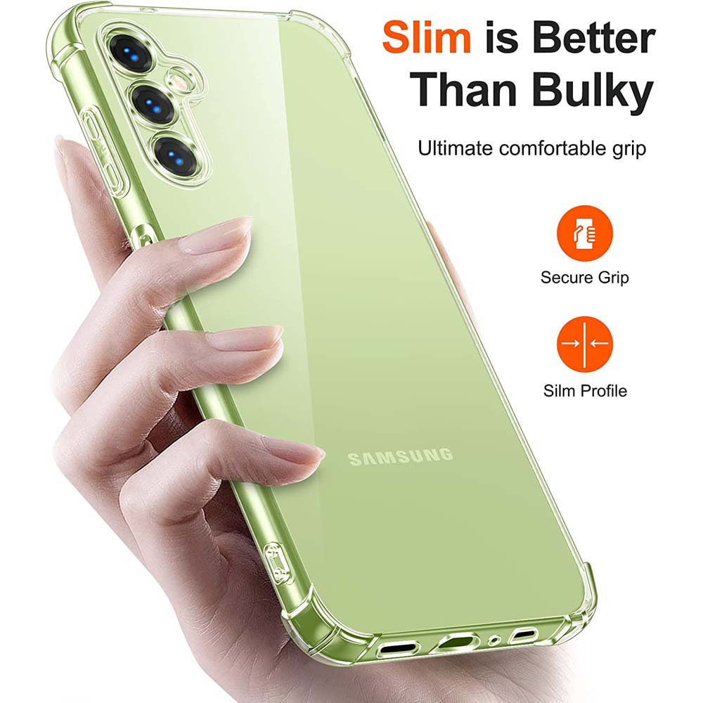 Transparent Phone Case For * Galaxy A14 5G 6.6 SM-A146B SM-A146B/DS  SM-A146U SM-A146U1 SM-A146U1/DS Crystal Shockproof * Four-corner Phone