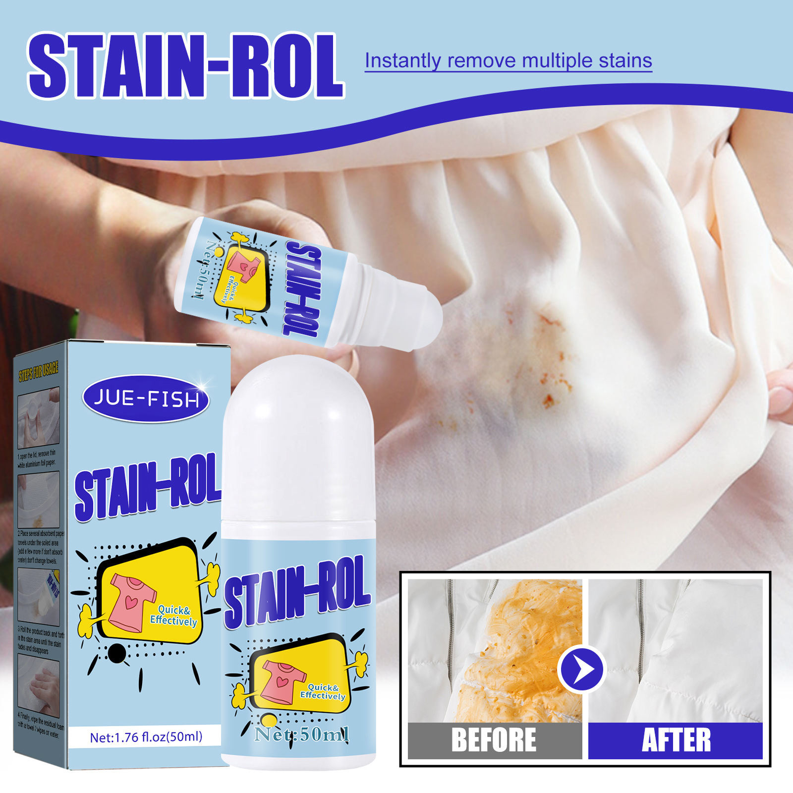 Stain Removal Roller Degreasing Stain Removal Rooler ball - Temu