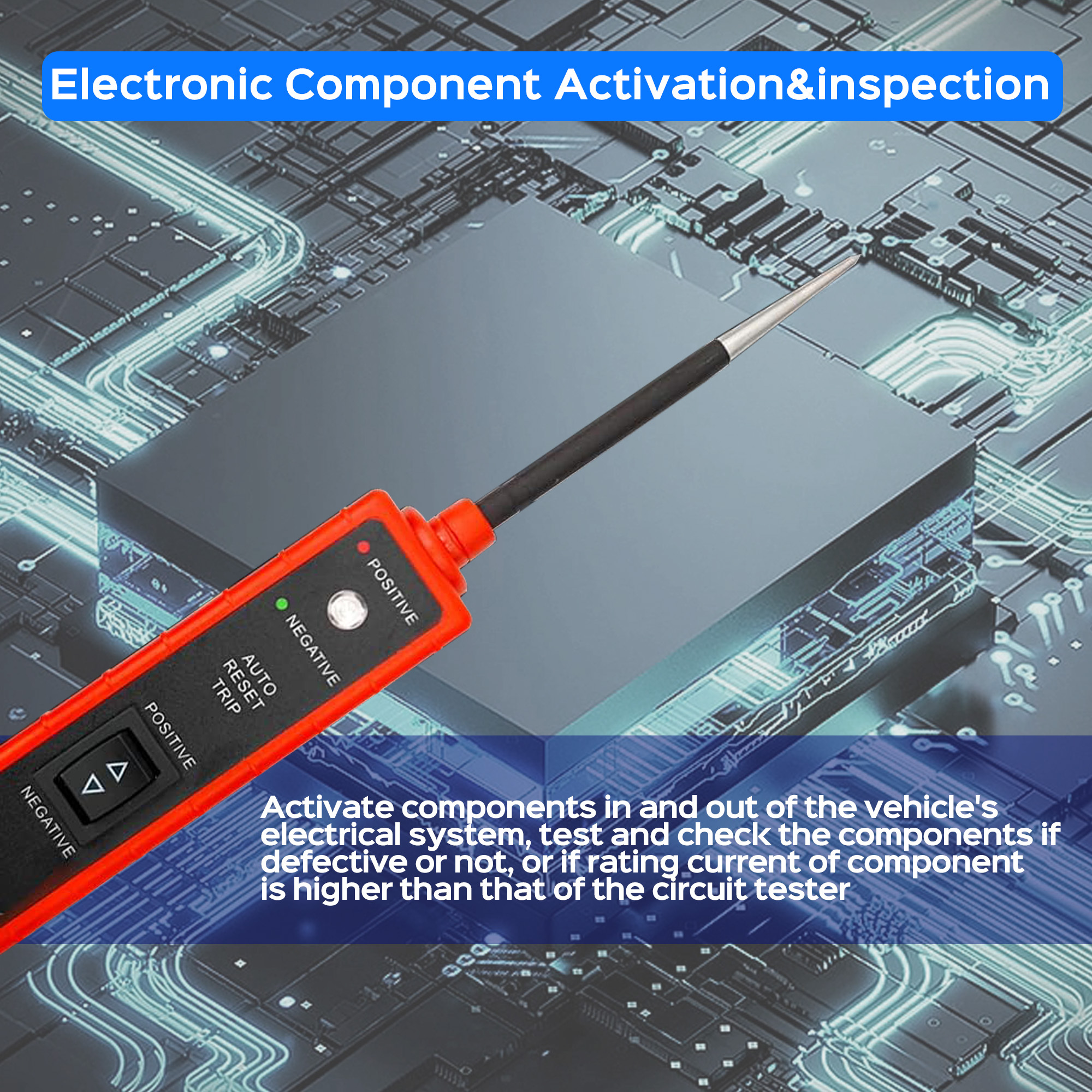 Power Circuit Probe Tester 6 24v Test Light Short Circuit Temu