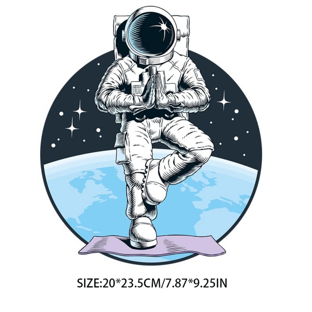 1pc Parches De Planchado De Hierro DIY Space Astronaut Moon - Temu