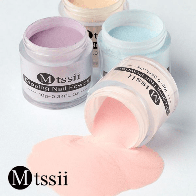 108Color 10g Mtssii Nail Dipping Powder Dust Glitter System Quick Dry NO UV  Lamp