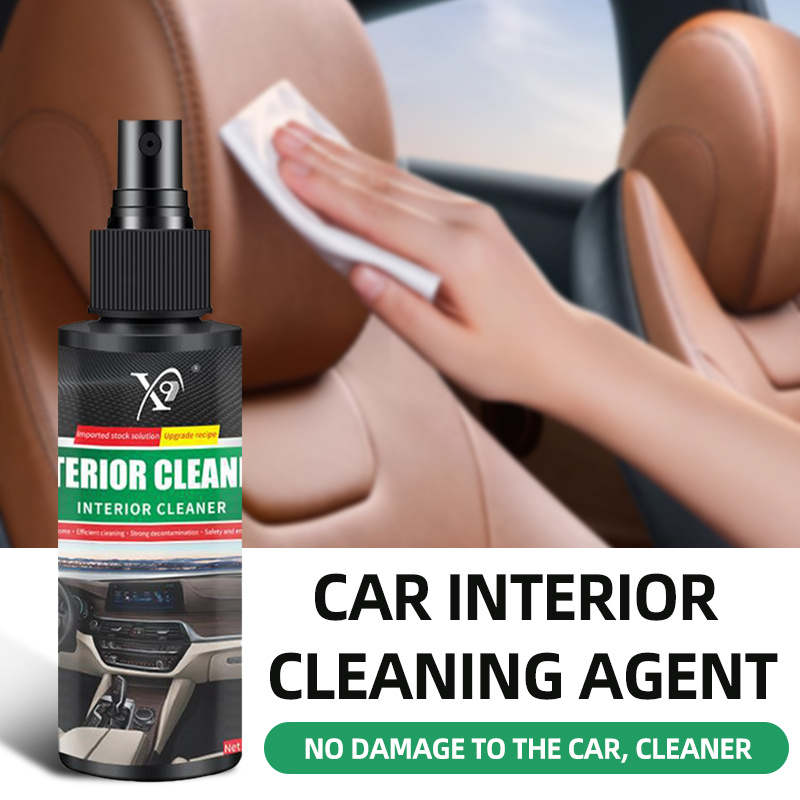 Car Interior Cleaner, Car Fabric Cleaning Spray, Car Interior Ceiling  Cleaner, Fabric Flannelette Leather Seat Cleaner - Temu