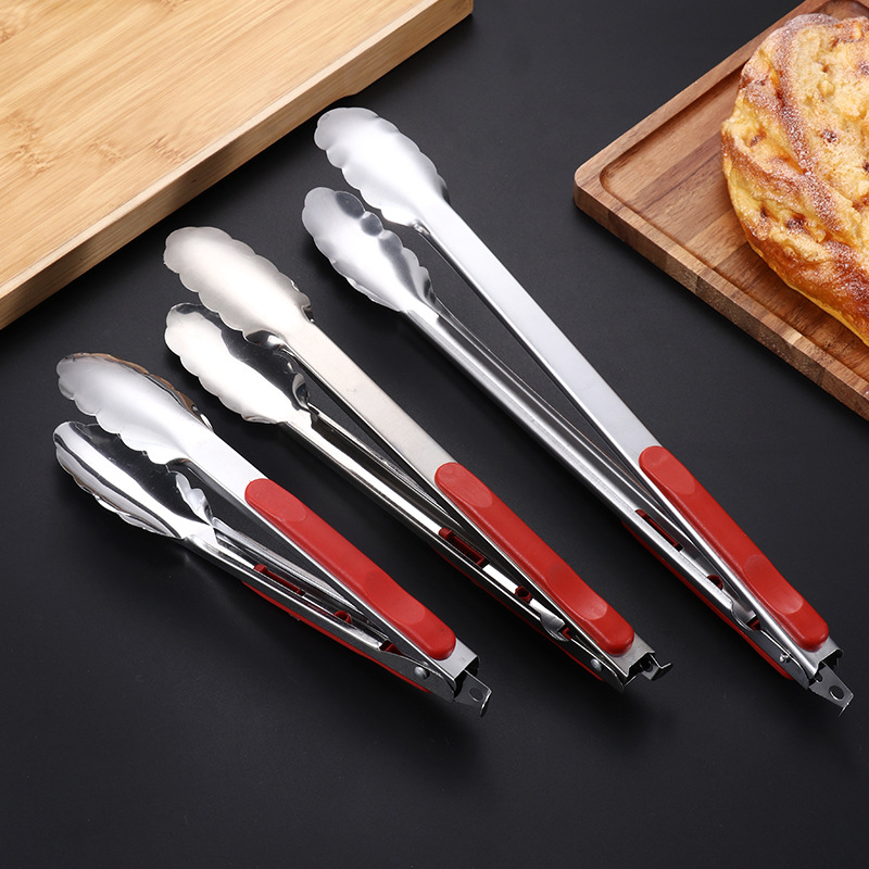 Creative Cute Bbq Tongs Anti Heat Bread Tongs Pastry Clamp 3 - Temu