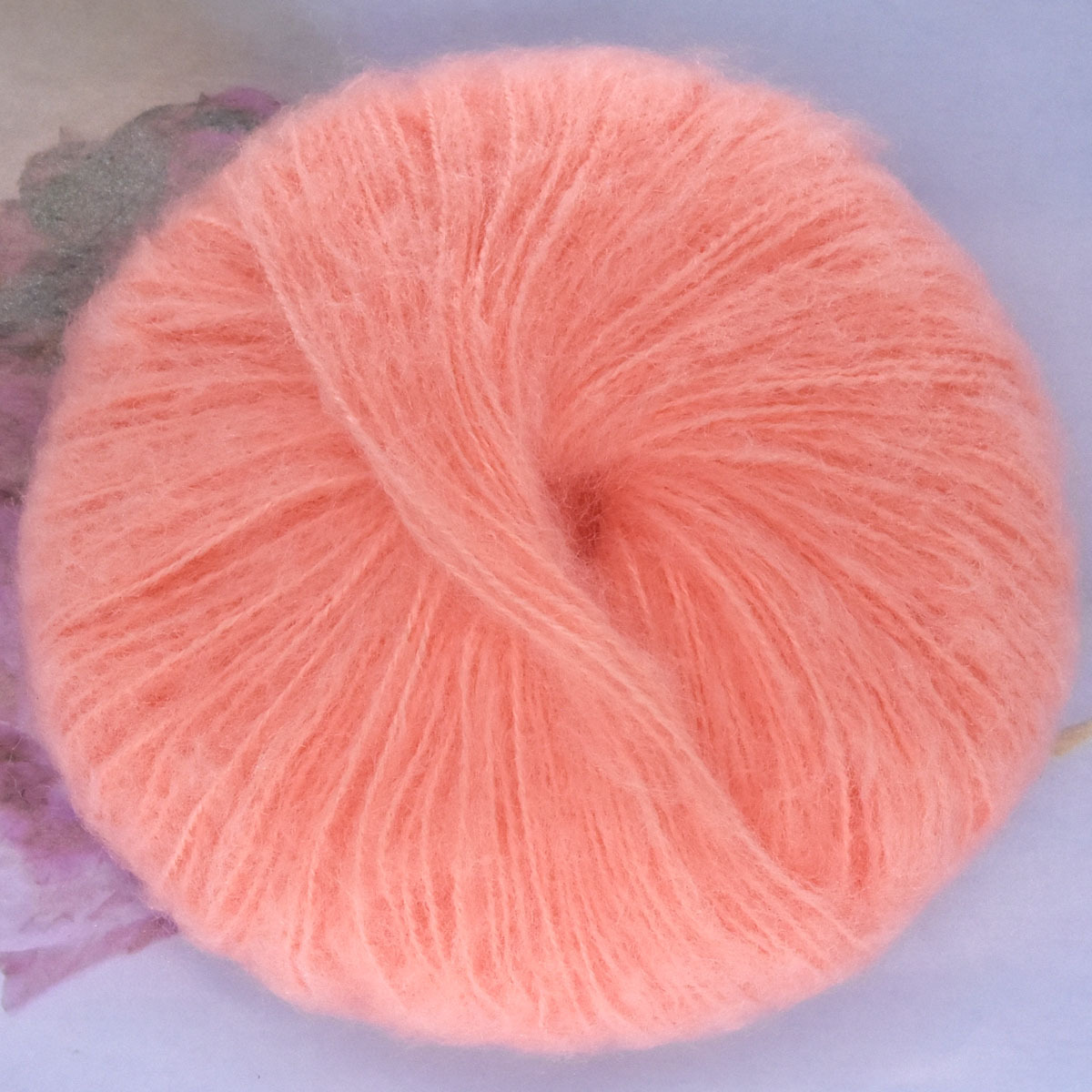 TEMU 25g/ball Soft Acrylic Mohair Yarn Plush Cashmere Yarn Hand Knitting Wool Crochet Sewing Diy Shawl Scarf Thread 60% Mohair 160m