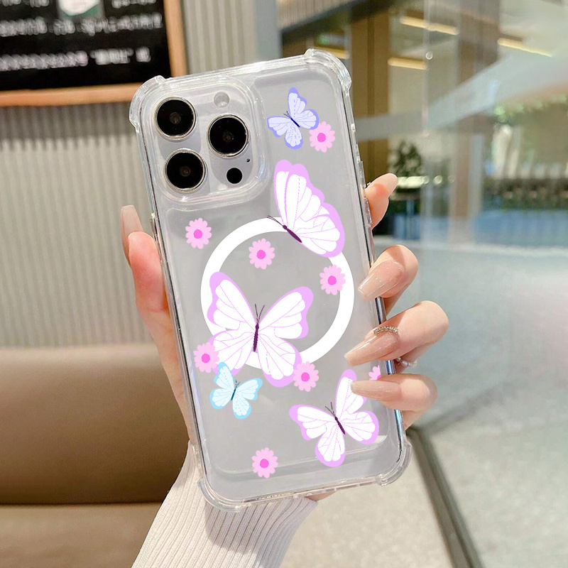 For iPhone 13 Pro 12 Pro Max 11 XS XR Luxury Cute Pink Flower