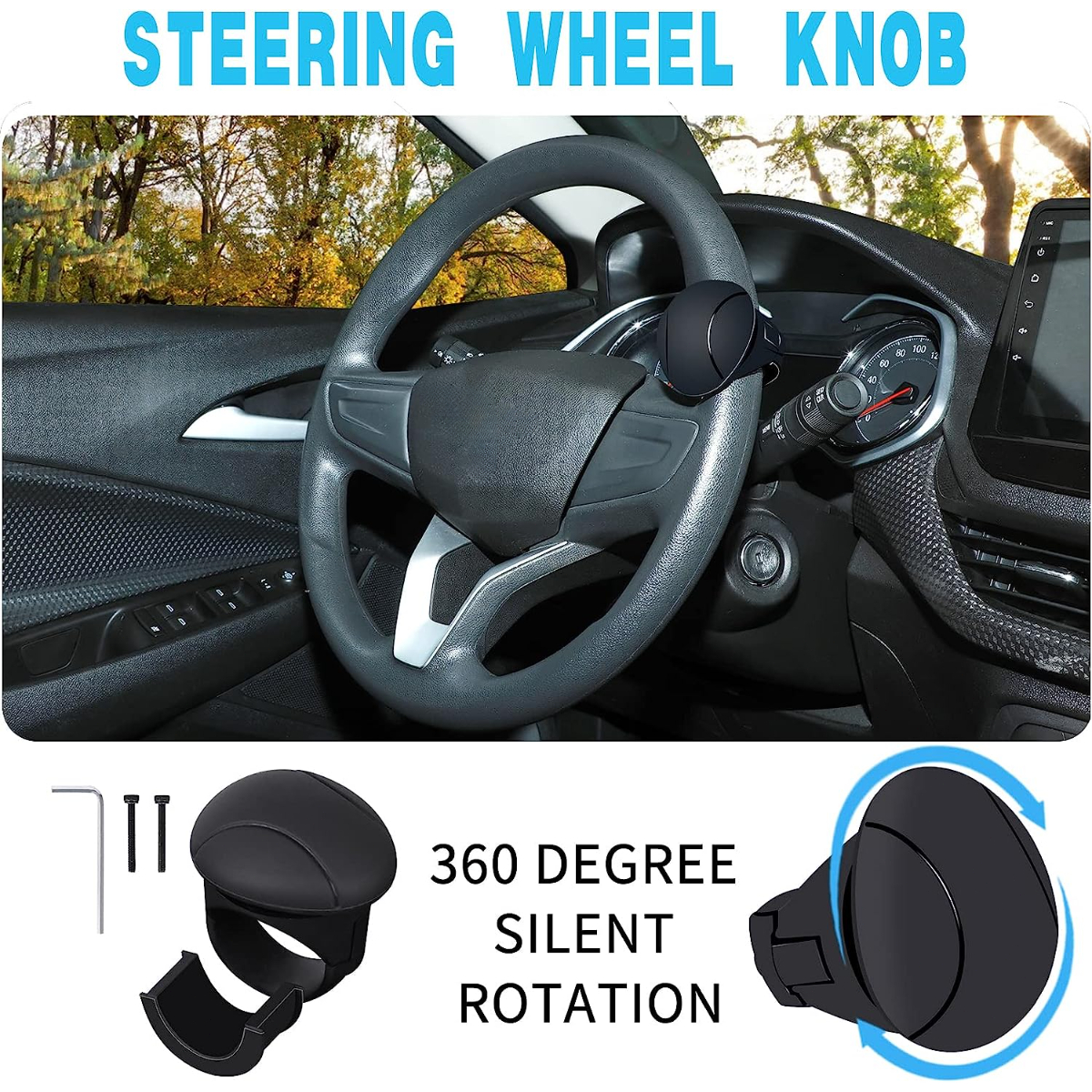 Steering Wheel Knob Car Power Handle Steering Wheel Spinner - Temu