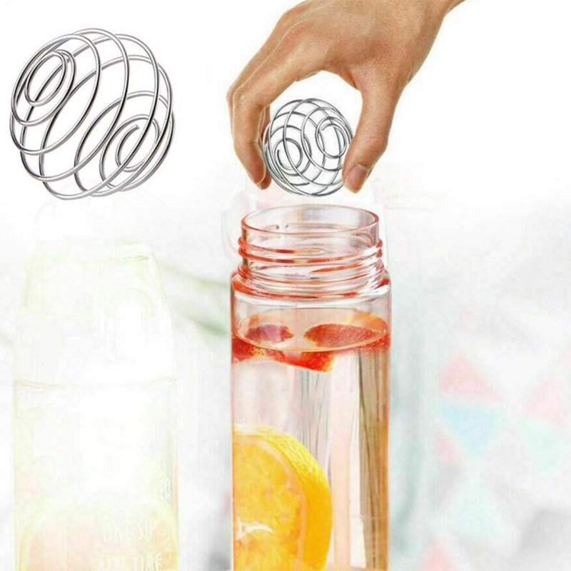 Shaker Bottle With Stainless Steel Stirring Ball - Temu