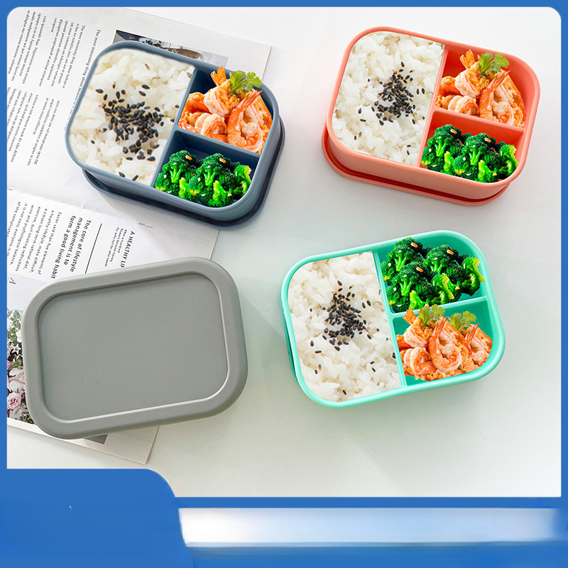 Lunch Box, Insulated Leakproof Lid, Plastic Silicone Container, Hot Food  Lunch Boxes, Leakproof Food Container, For Teenagers And Workers At School,  Canteen, Back School, For Camping And Picnic, Home Kitchen Supplies 