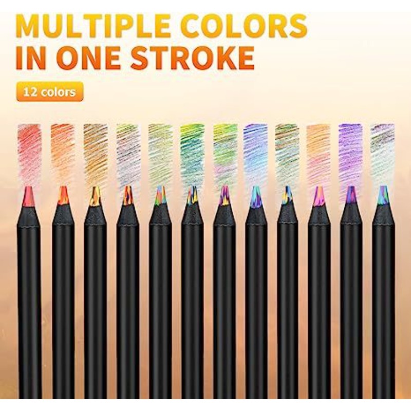 Penna a colori arcobaleno a 6 colori Evidenziatore a colori arcobaleno  Forniture per ufficio ad asciugatura rapida – i migliori prodotti nel  negozio online Joom Geek