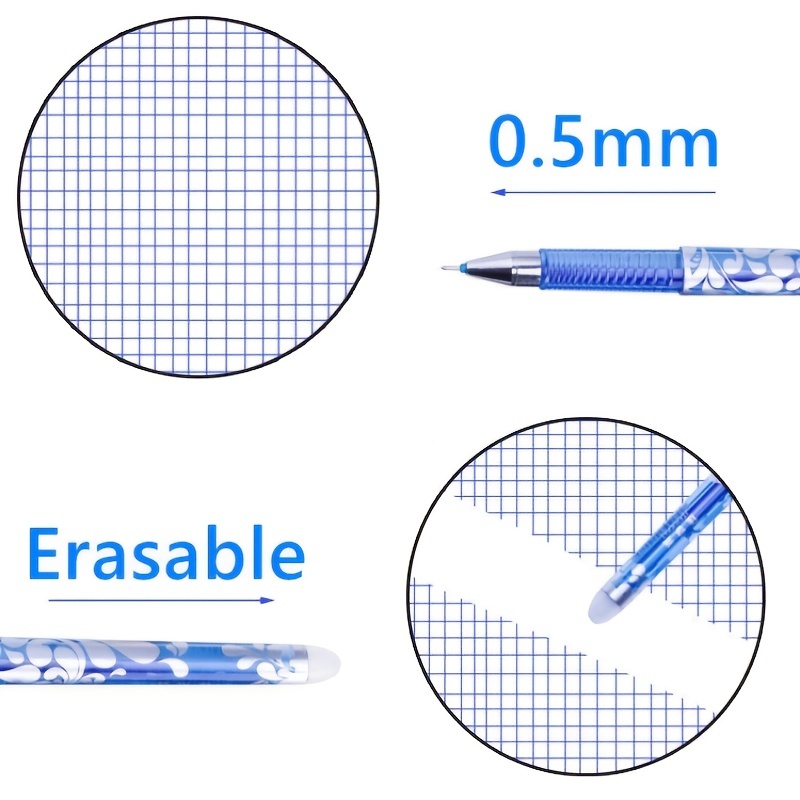 Set Penne Gel Cancellabili Ricarica Cancellabile 0,5 Mm Manico Lavabile  Penna Cancellabile Magica Cancelleria Ufficio E Scuola, Acquista Ora  Offerte A Tempo Limitato