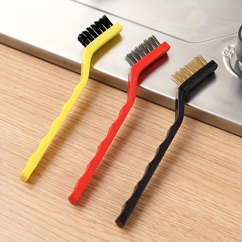 Range Hood Plastic Cleaning Scrub Brush Brass Wire Brushes - Temu