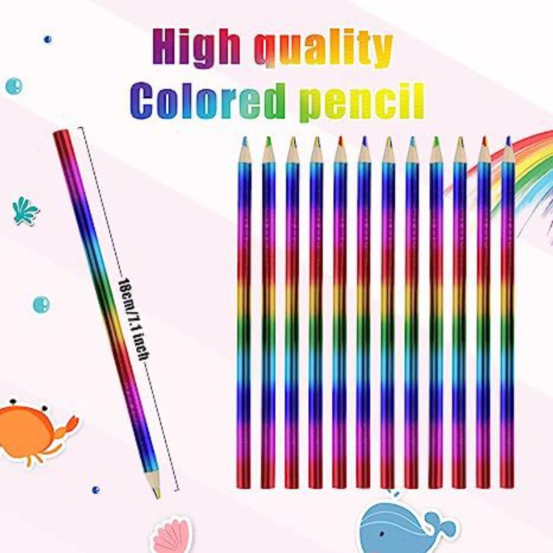 12 Color Rainbow Pen Graffiti Painting Pen Gradient Color - Temu