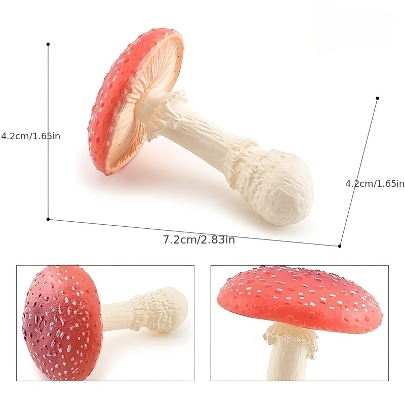 1pc Pvc Simulation Mushroom Model Real Mushroom Mushroom Matsutake Mushroom  Double Abalone Diy Mini Play Model Creative Props Decoration Home Decor  Room Decor Scene Decor Table Decor Kitchen Decor Photo Prop 