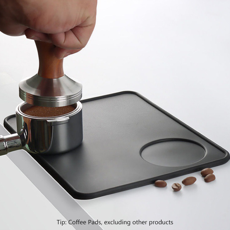 Coffee Tamper Mat Espresso Silicone Mat for Kitchen Families Coffee Machine