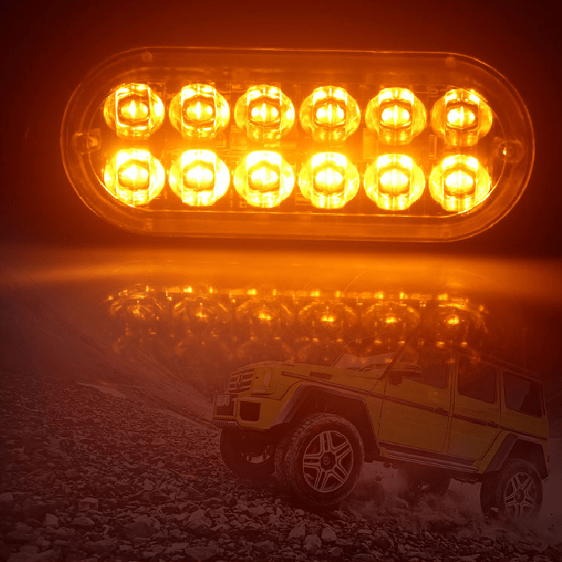 Nuovo Stile 1pc 12LED Luci Stroboscopiche Barra Di Emergenza Lampeggiante  Indicatore Laterale Luce Di Avvertimento Pericolo Faro Lampada Di  Segnalazione Per Camion - Temu Switzerland