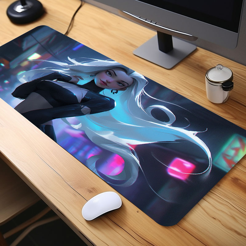 Anime Games Fashion Domineering Girl Large Gaming Mousepad - Temu