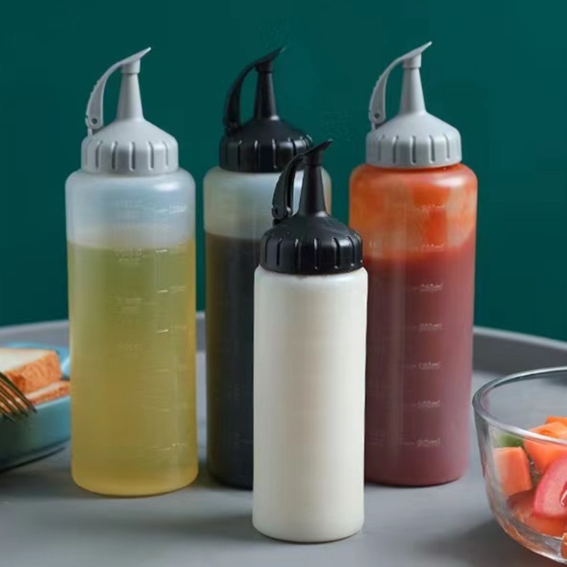 Squeeze Bottle Set + Plastic Translucent Multifunctional - Temu
