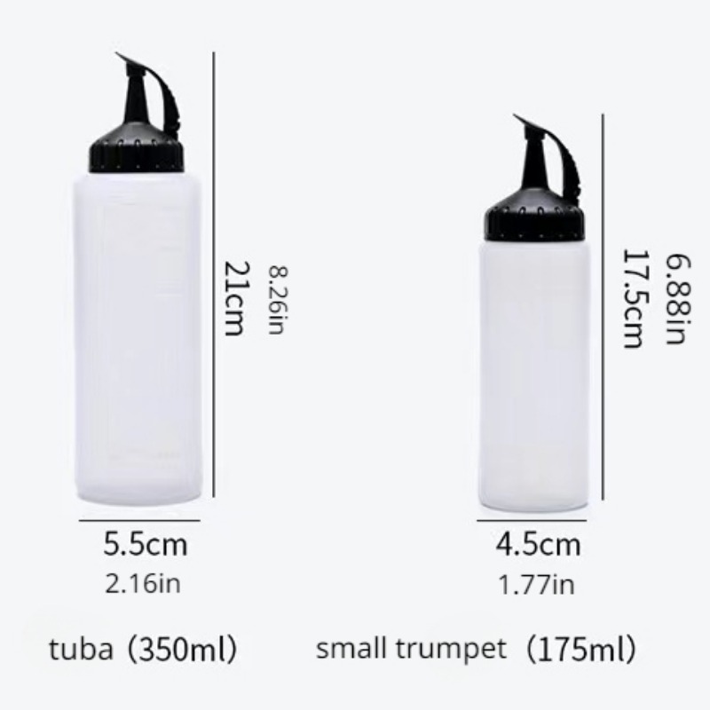 Squeeze Bottle Set + Plastic Translucent Multifunctional - Temu