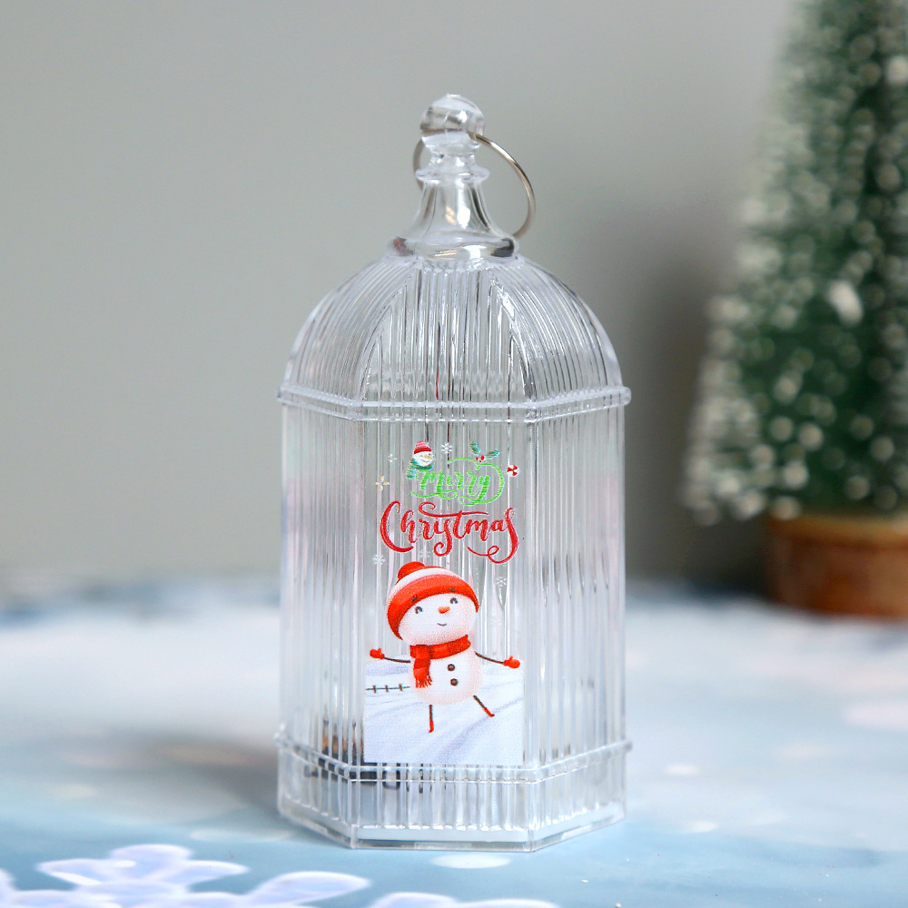 LED Christmas Small Night Light Portable Battery Powered Hanging