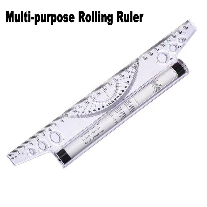 Sewing Ruler Parallel Ruler Drafting Roller Ruler Balance - Temu