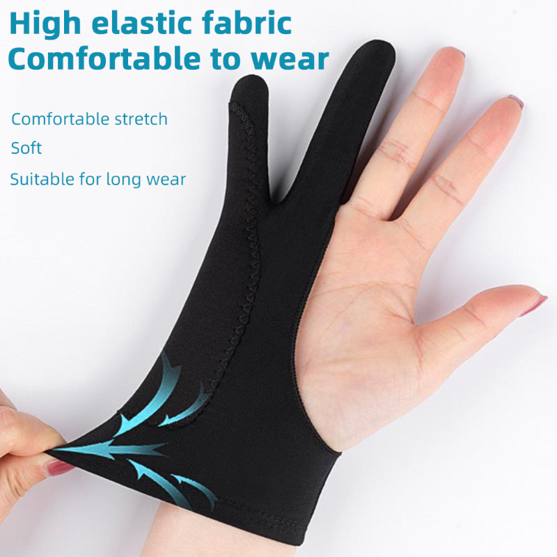 Glove for Drawing Tablet Digital Drawing Glove Elastic Palm