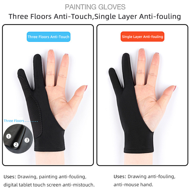 Drawing Gloves Digital Art Gloves For Drawing Tablets Free - Temu