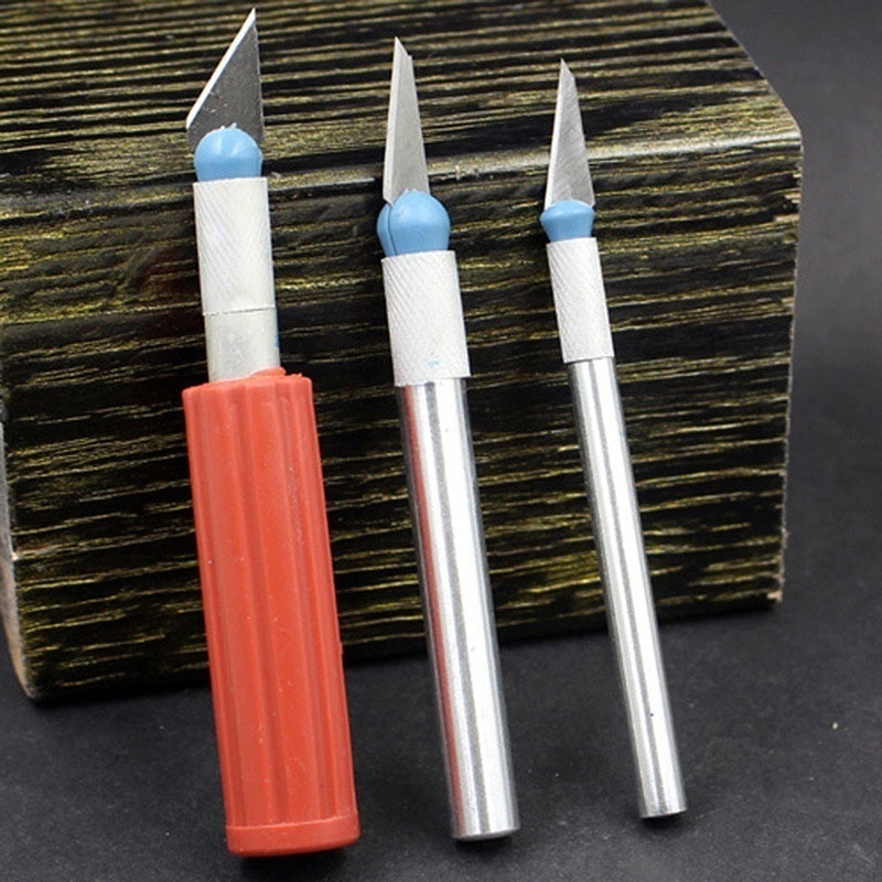 1 Set Paper Cutting Knife Scalpel Blade Wood Paper Cutter Stencil Craft Pen  Engraving Carving Cutting Supplies DIY Stationery