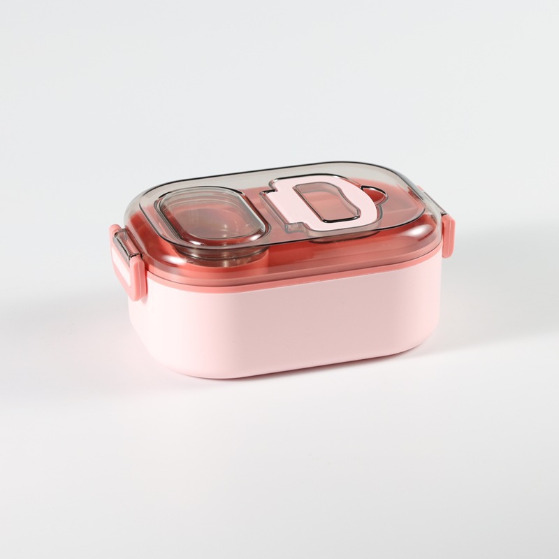 Stainless Steel Leakproof Bento Box - Rose Pink