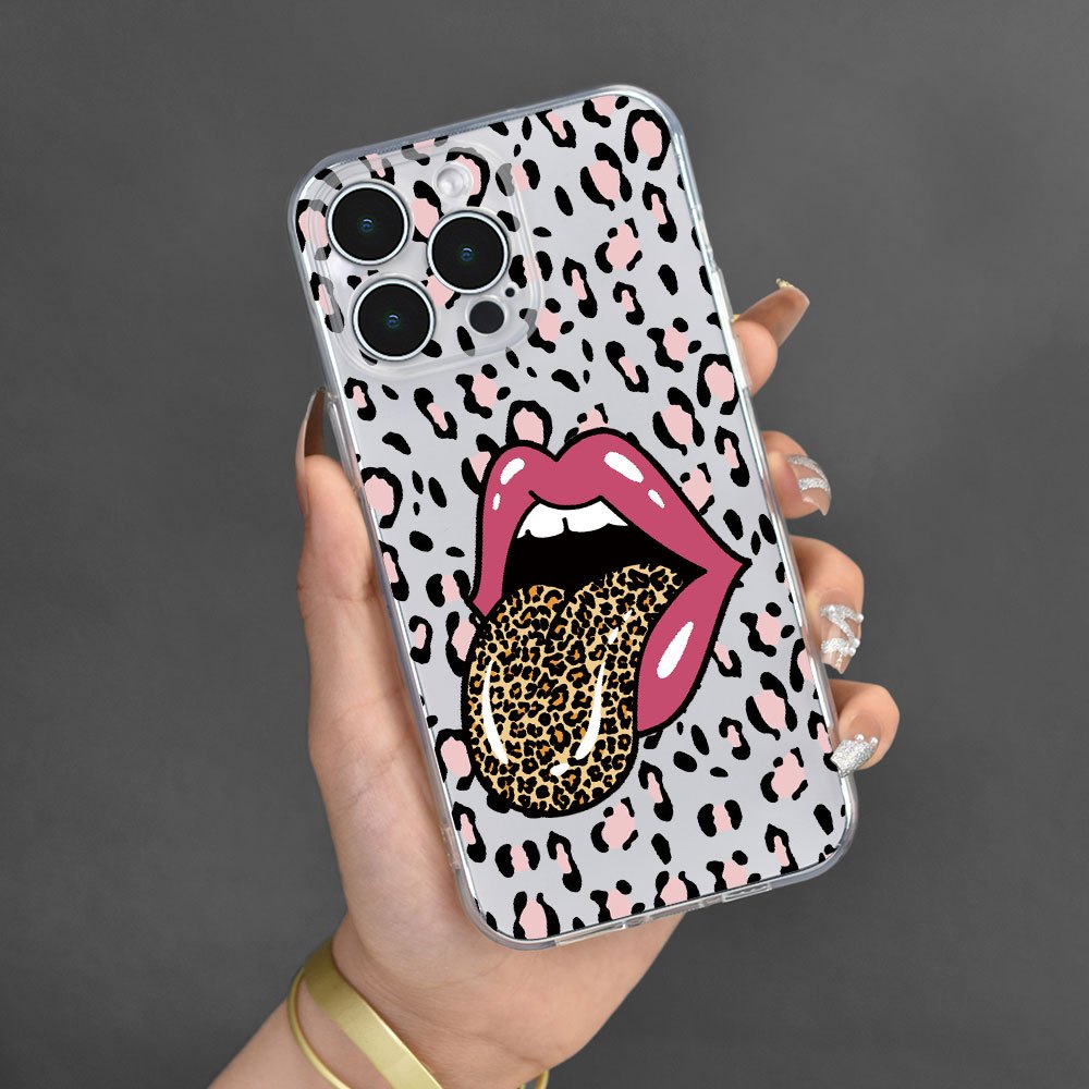 Funda para iPhone 15 Pro Max con estampado de leopardo rosa, resistente y  resistente, protección de cuerpo completo, a prueba de golpes, para mujeres