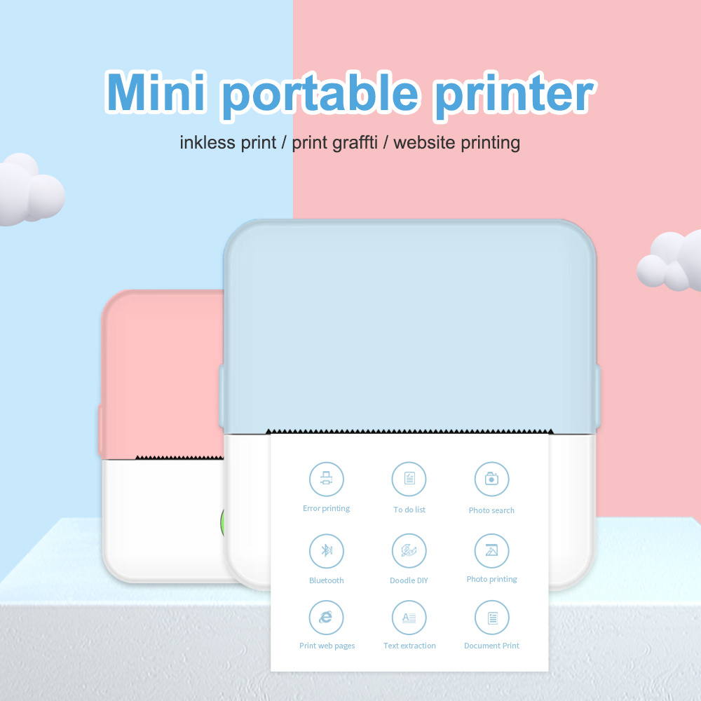 30 Papier d'impression  Imprimante Photo Portable – Printiny