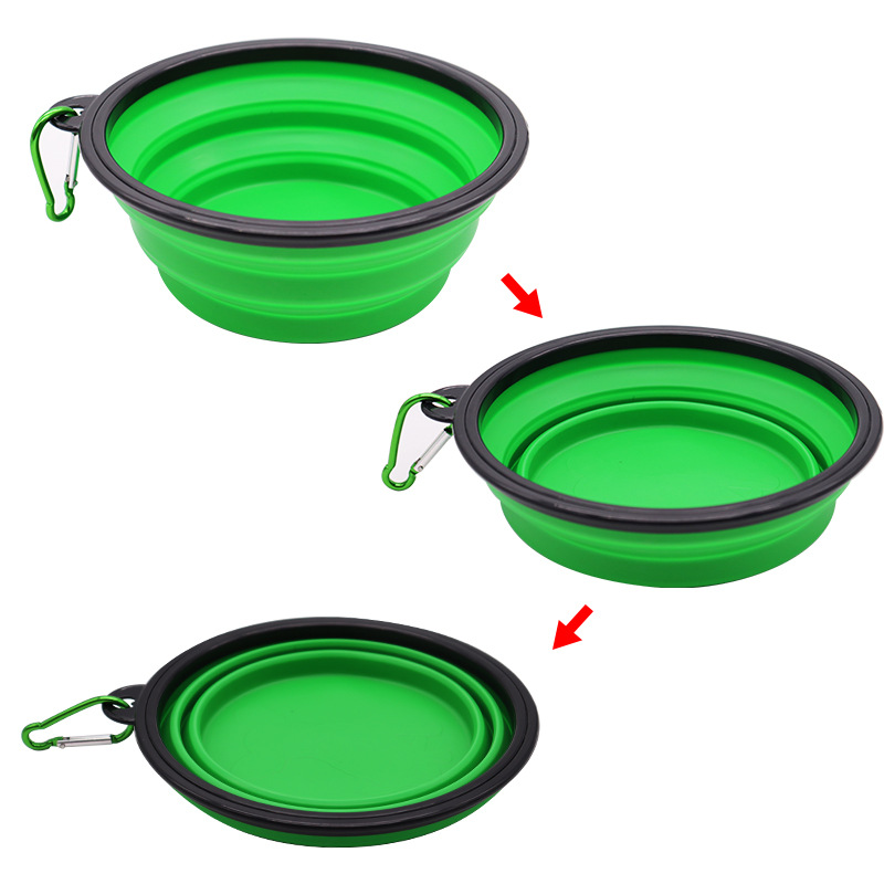 1pc 350ml 1000ml collapsible silicone pet bowl durable food container portable and foldable ideal for outdoor camping and travel   accessory for puppy owners Product details 7