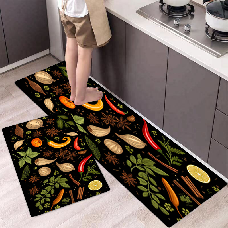 Kitchen Mat, Kitchen Carpet Cushion, Kitchen Decoration Water Absorption  And Anti-skid Kitchen Carpet - Temu