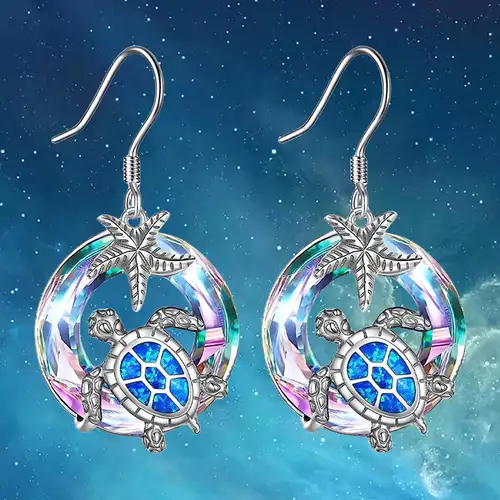 Sea Glass Earrings - Temu