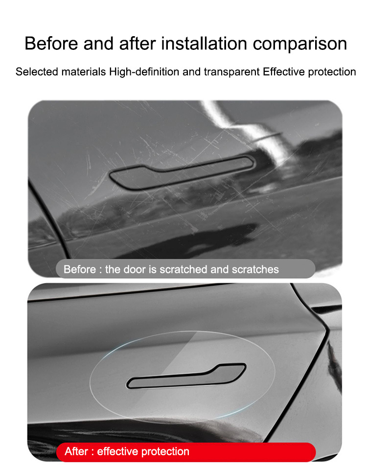 Leuchtende Autotürgriffabdeckung, fluoreszierender Türgriffschutz gegen  Kratzer für Model 3 Y - Temu Germany