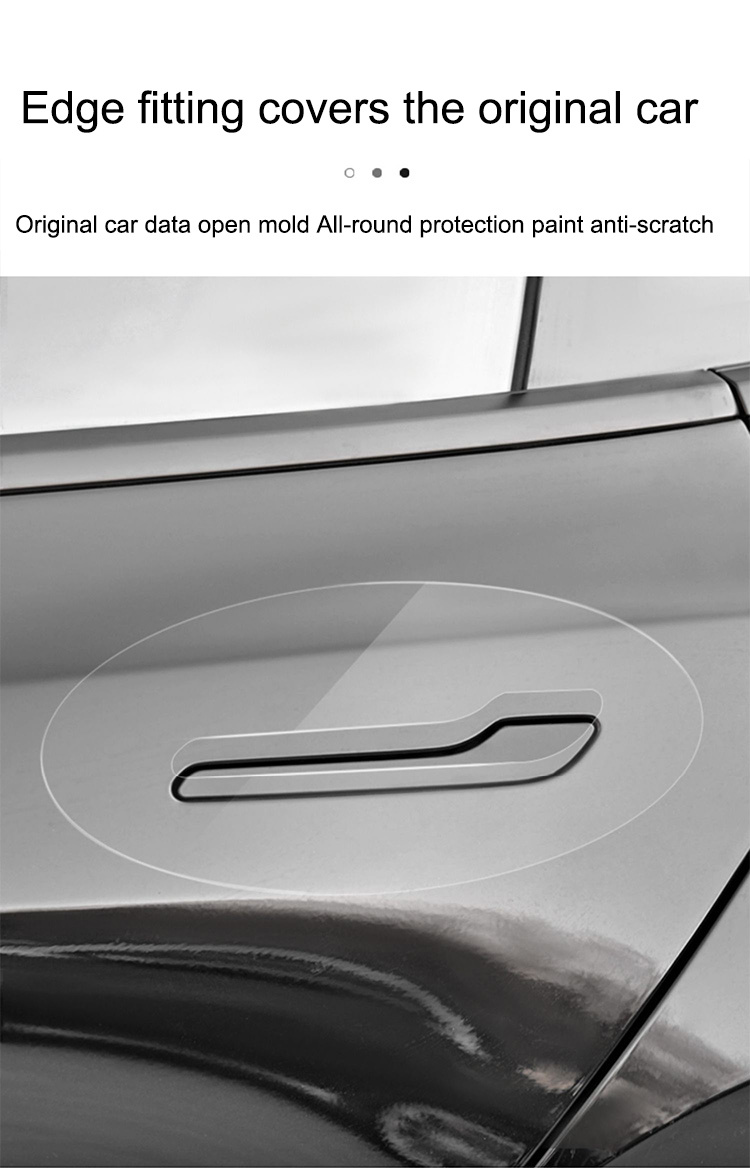 Gloss White Auto Accessoire Auto Türgriff Kratzer Abdeckung Guards  Universal Fit 2 Tür Pack Made in USA Neu - .de