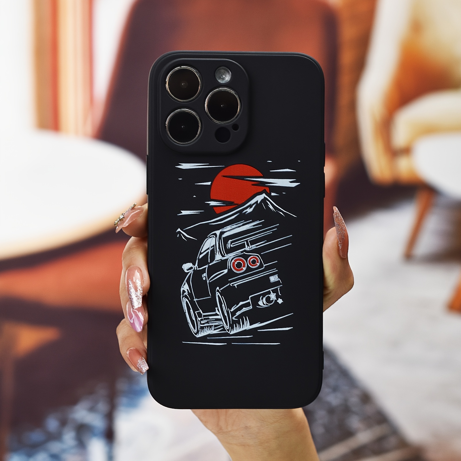 Car Printed Pattern Phone Case Iphone 14 14plus 14pro 14pro Temu