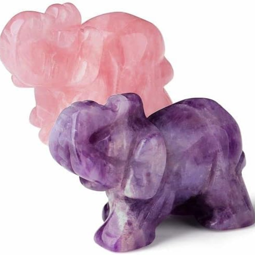 Cute Elephant Gifts for Women Crystal Elephant Statue Home Decor