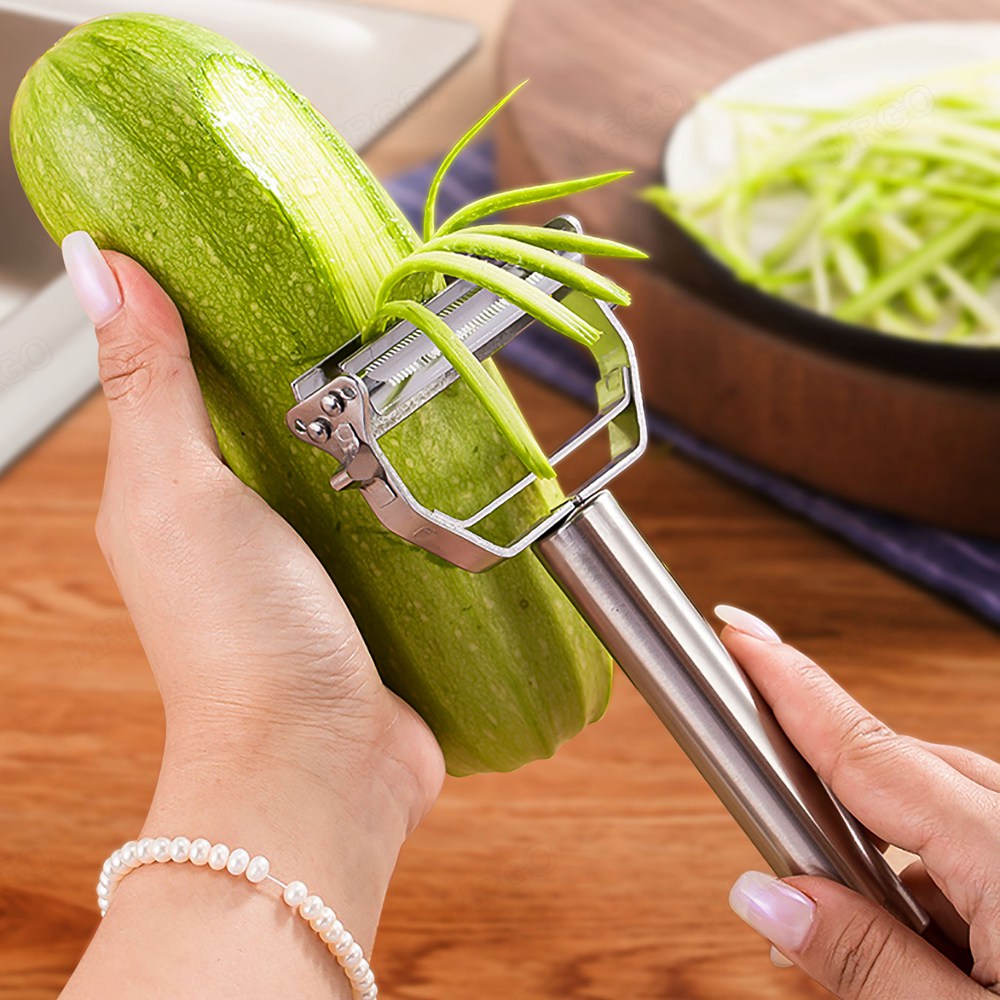 Vegetable Peeler With Container Potato Carrot Apple Shredders Kitchen  Fruits Peeler Stainless Steel Slicer Peeling Knife Gadgets