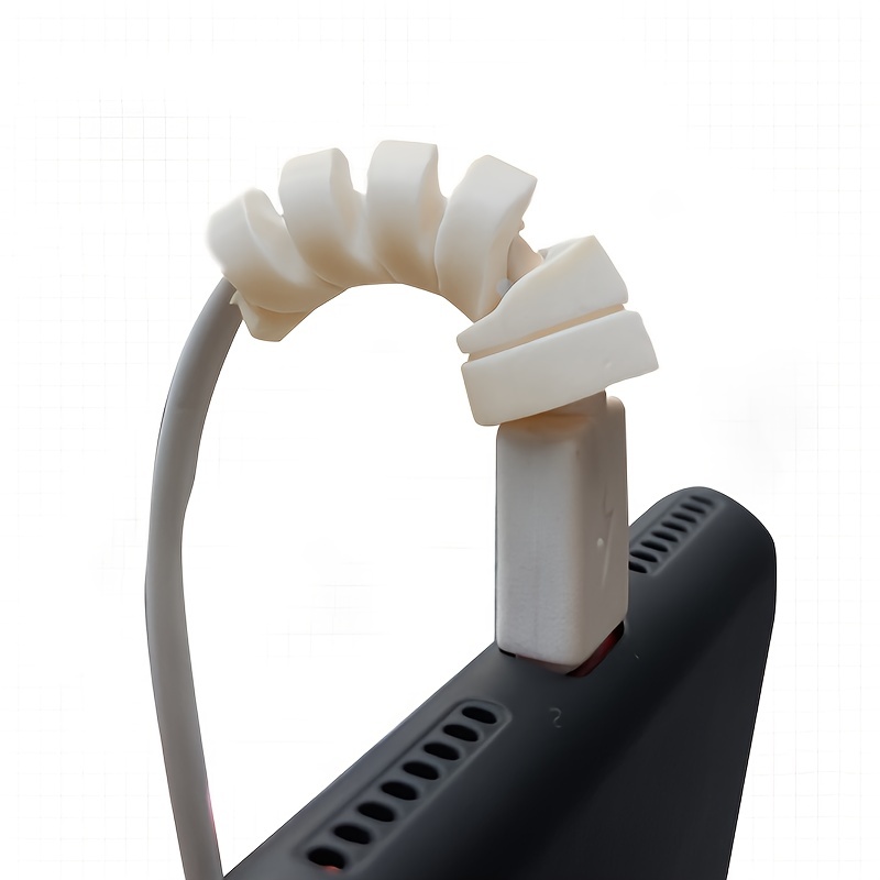  KDDOM Protector de cable de cargador de 20 piezas, tubo en  espiral, organizador de cables para todos los teléfonos celulares,  computadoras y cargadores : Electrónica