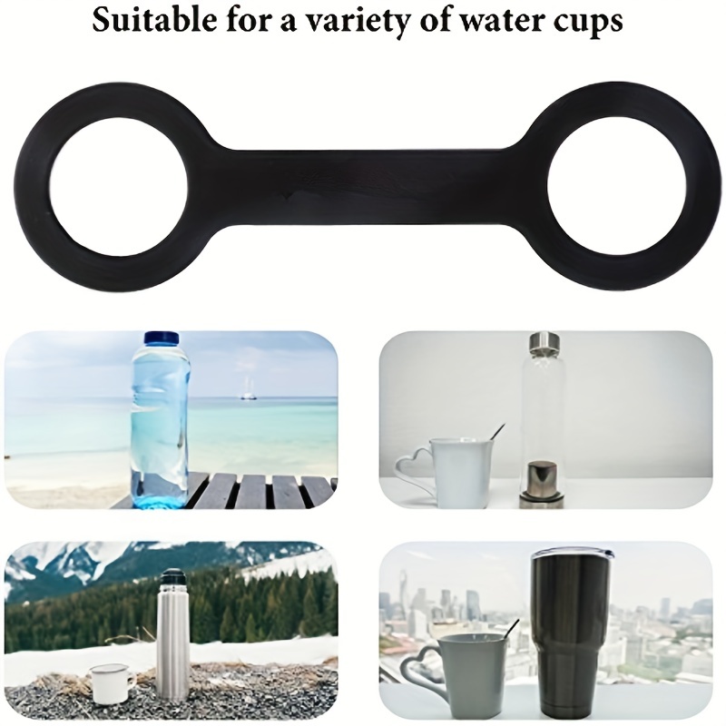 Water Bottle Handle Grip Soft Elastic Cups Strap For Outdoor - Temu