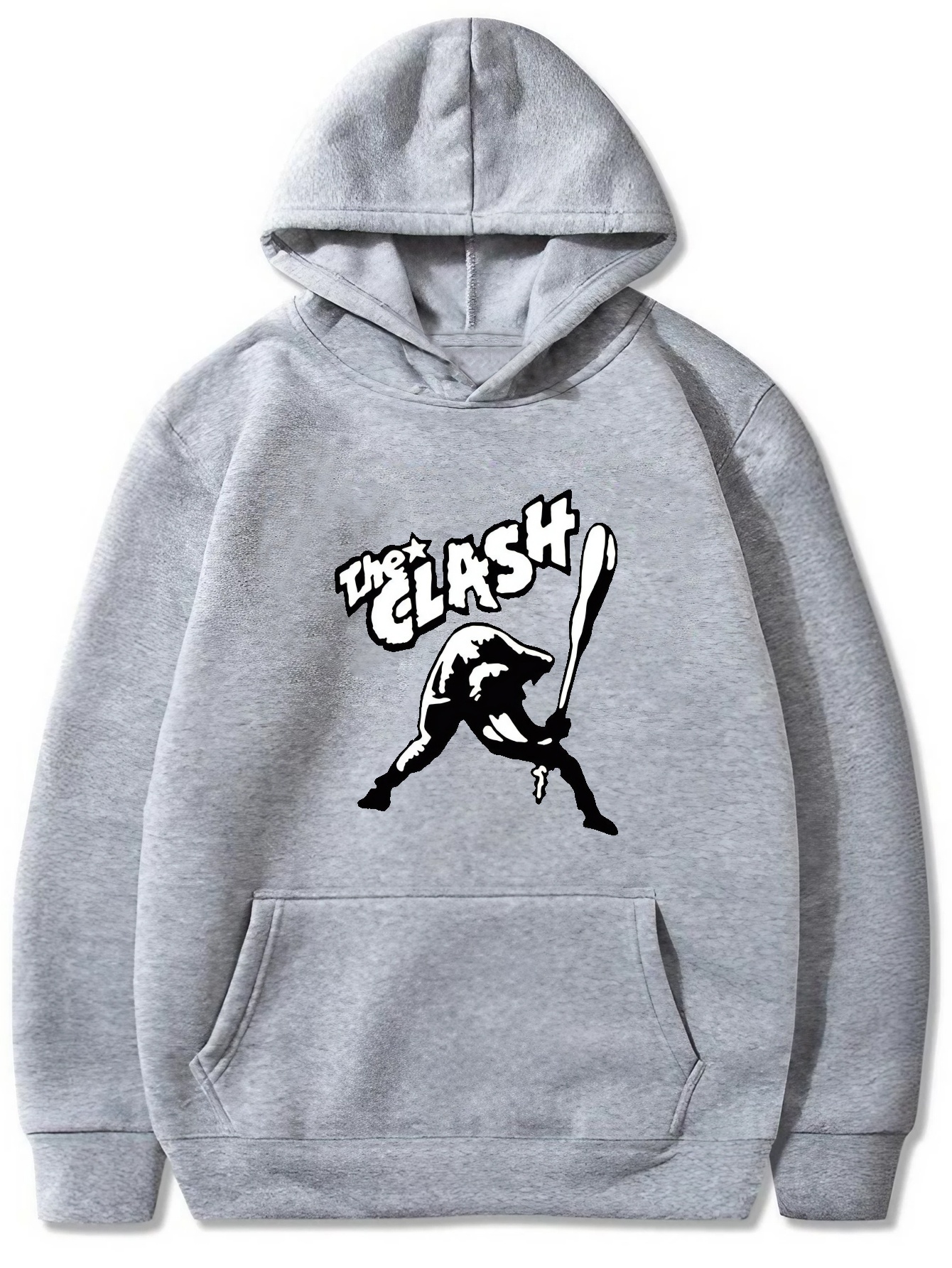 Clash Print Hoodie Cool Hoodies Men Men s Casual Graphic Temu