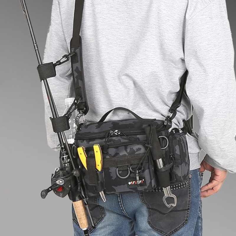 Fishing Lure Bag Multifunctional Waist Bag Men's Waterproof - Temu