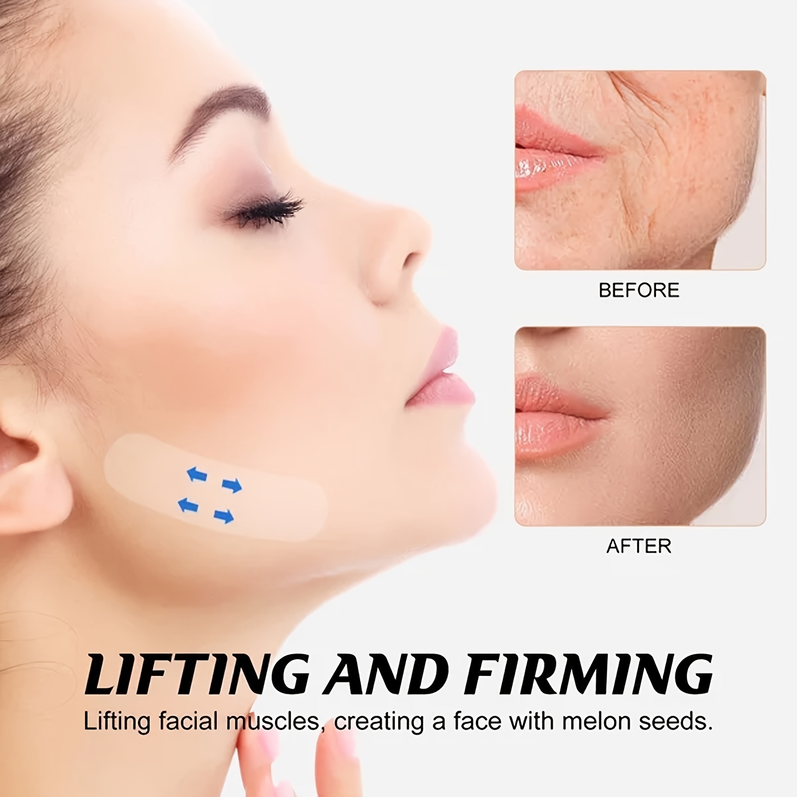 Face Lift Tape Invisible Breathable Lift Face, Tighten Chin V Face