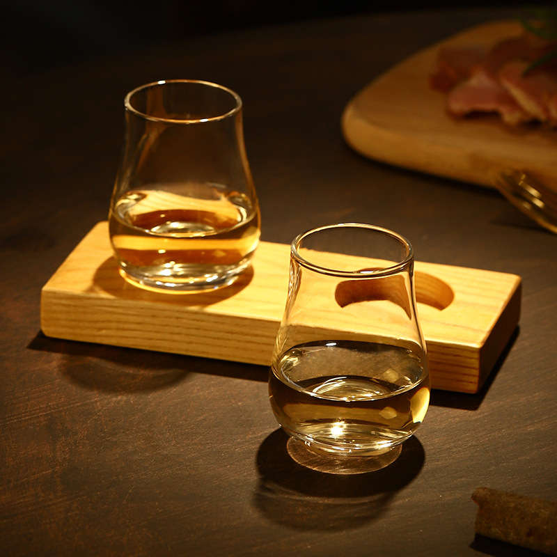 Hardwood Whiskey Tasting Glass