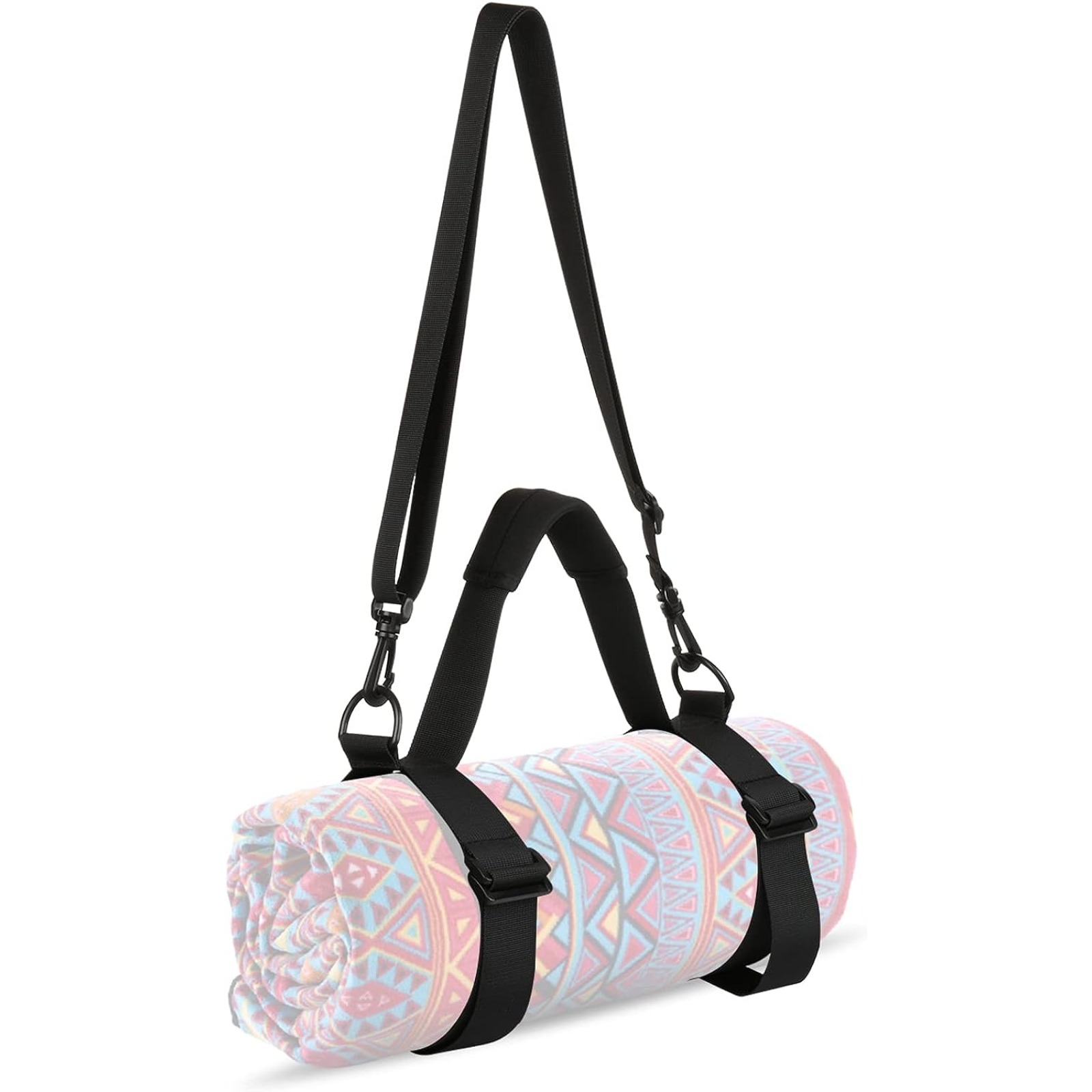 1pc Portable Yoga Mat Storage Strap, Adjustable Picnic Blanket Sling With  Handle For Festivals Picnics Camping Yoga Sports