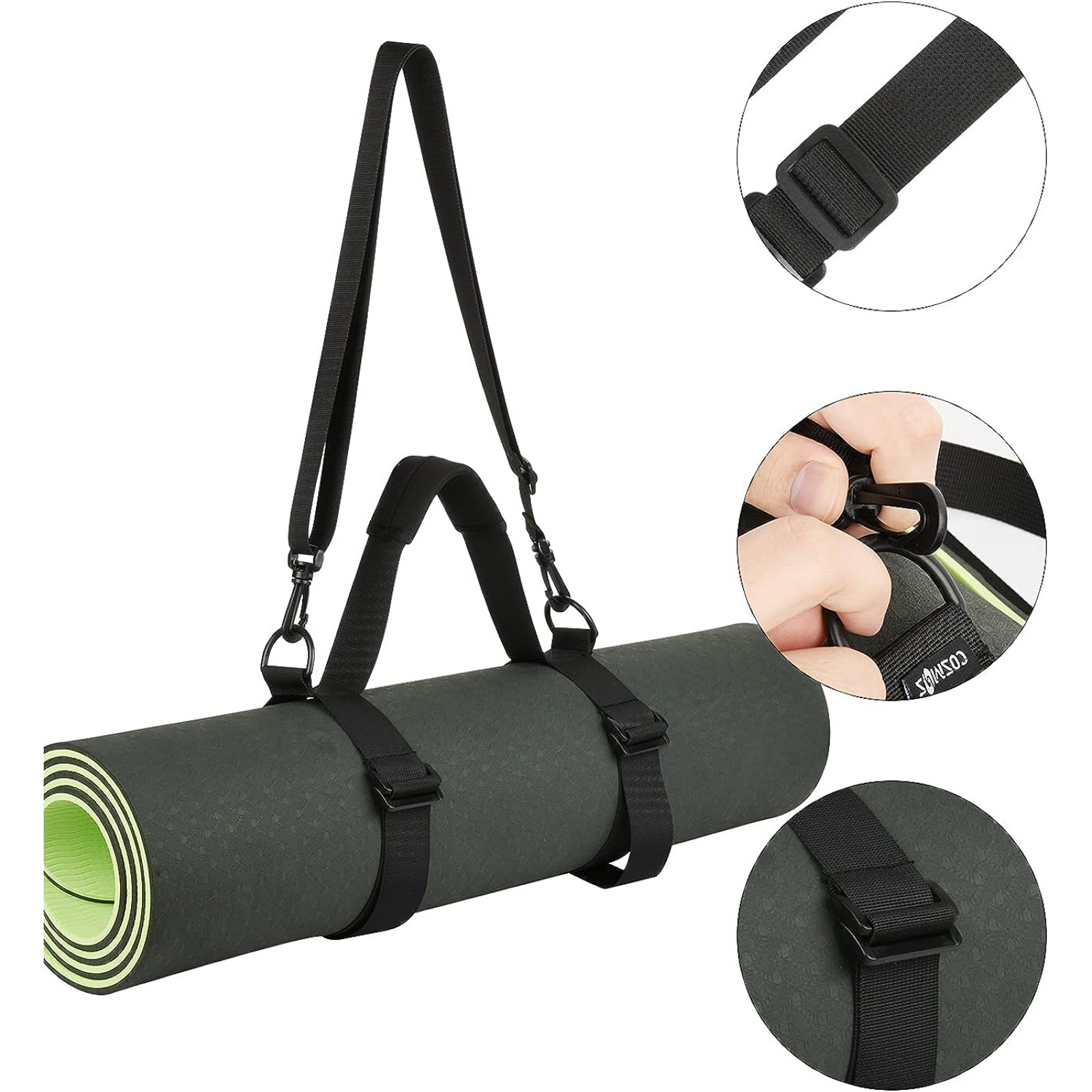 Portable Yoga Mat Storage Strap Adjustable Picnic Blanket - Temu United  Arab Emirates